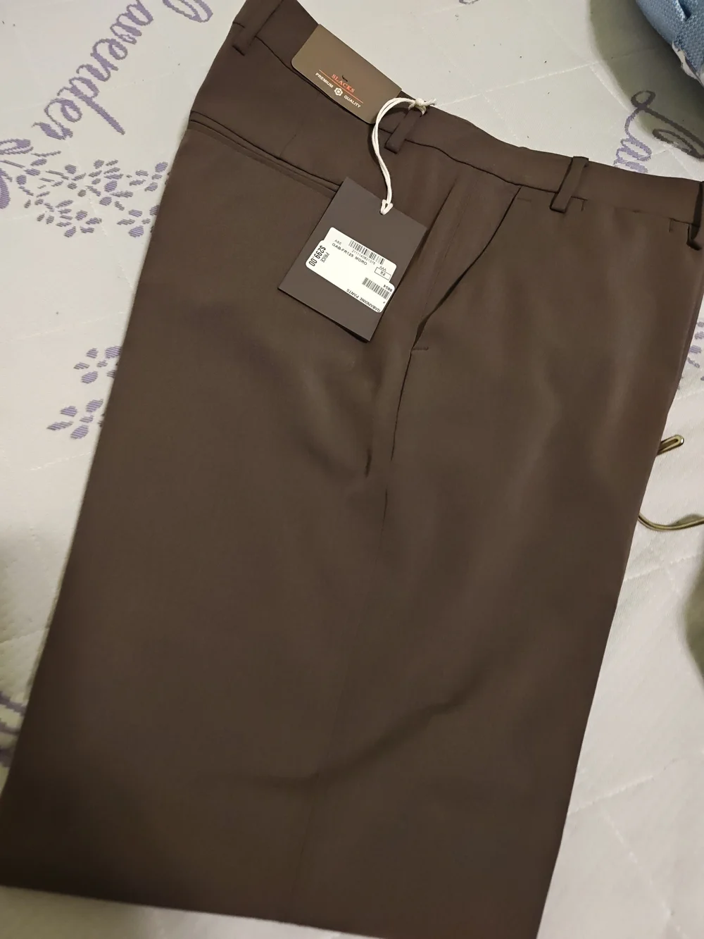 Men's Tailored Dress Pants in Chocolate Brown